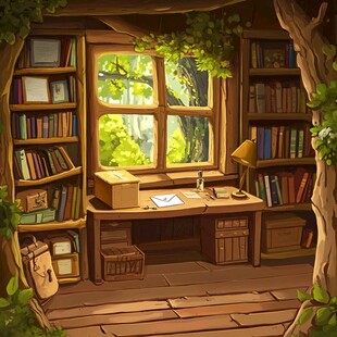 书房场景设计