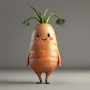 胡萝卜形象设计