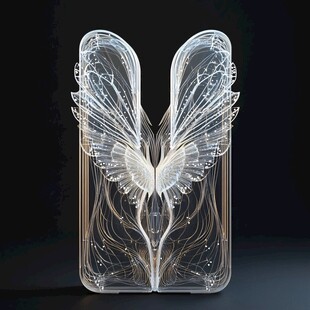 创意水晶玻璃翅膀