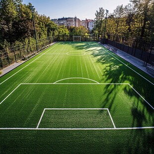 五人制真草足球场
