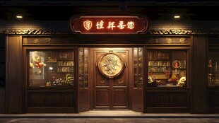 采耳店门头设计