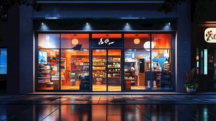 日式杂品店门头