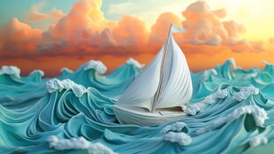 乘风破浪立体效果