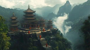 古风仙境天上宫阙