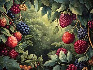 植物果实背景素材