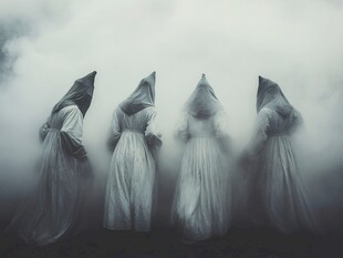 隐匿在阴影中的修女