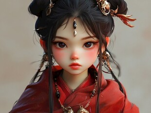 婉凝面塑