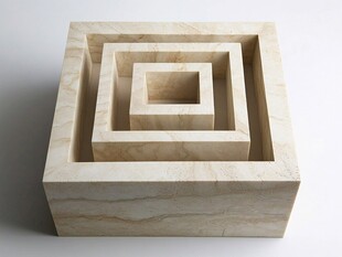 凹凸方形木块素材