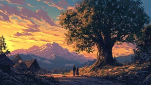 大树下的人家