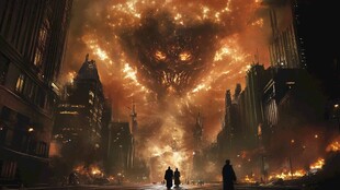 世界末日混乱场景