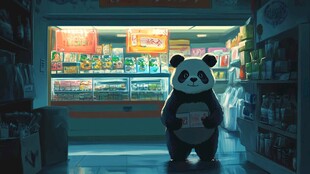 便利店零食插画