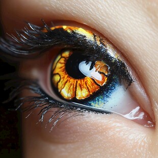 金色眼睛眼界世界
