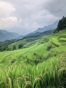 高清乡村稻天