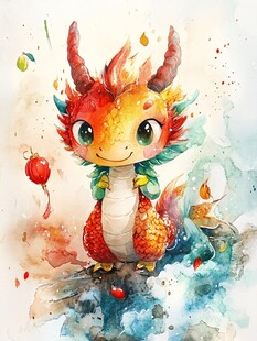 龙年系列插画形象