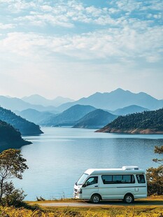 水库边的房车