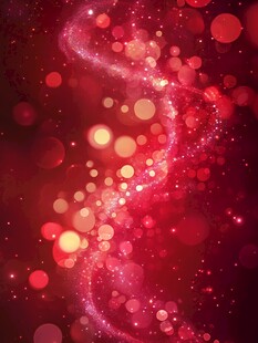 暗红色背景梦幻光斑