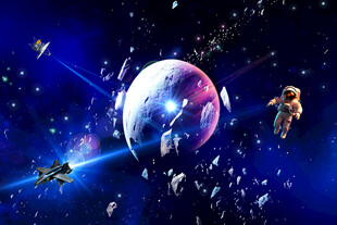 宇宙星空陨石