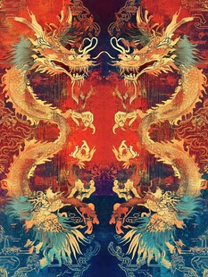 经典古风龙凤图