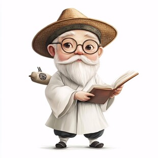 智者学者插画