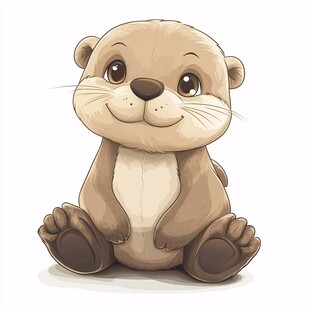 原创卡通土拨鼠