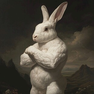 大展宏兔插画