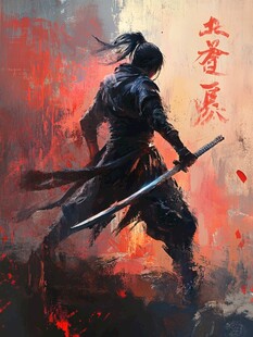 武侠插画海报