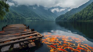 泽雅湖风光