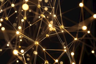 网点创意特效背景