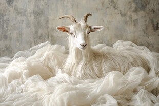 手绘梦幻羊风格装饰画