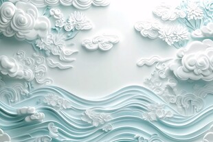 云纹浮雕素材