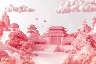 二维半浮雕场景