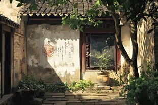 江南小巷场景