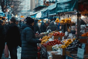 冬天集市