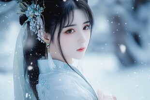 古装汉韵冬雪