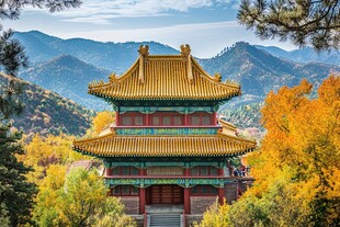 避暑山庄秋景