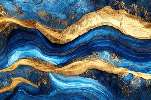 肌理彩色流体背景墙