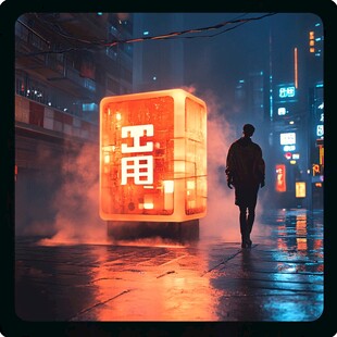 赛博朋克装饰画