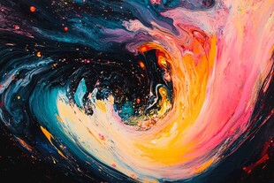 海洋流体画宇宙