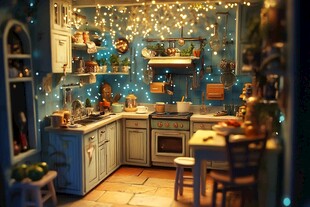 浪漫满屋主题场景