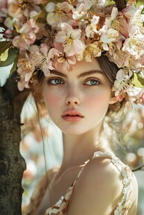 唯美花间美人