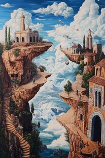 超现实主义油画