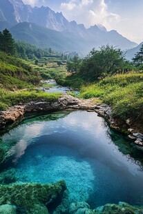 唯美自然山青水秀