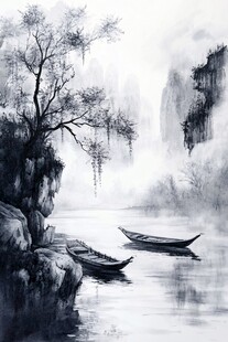 高清古风山水