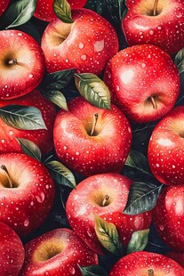苹果实拍背景