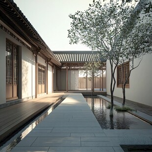 四合院3dsmax