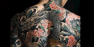 纹身店文身店飞龙龙王