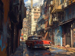 布宜诺斯艾利斯插画