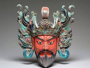 瓷塑龙王像