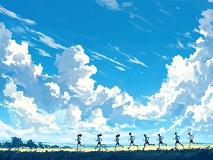 新海诚风格插画