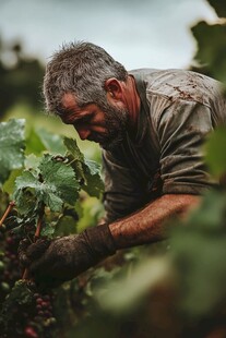 葡萄园干活的人